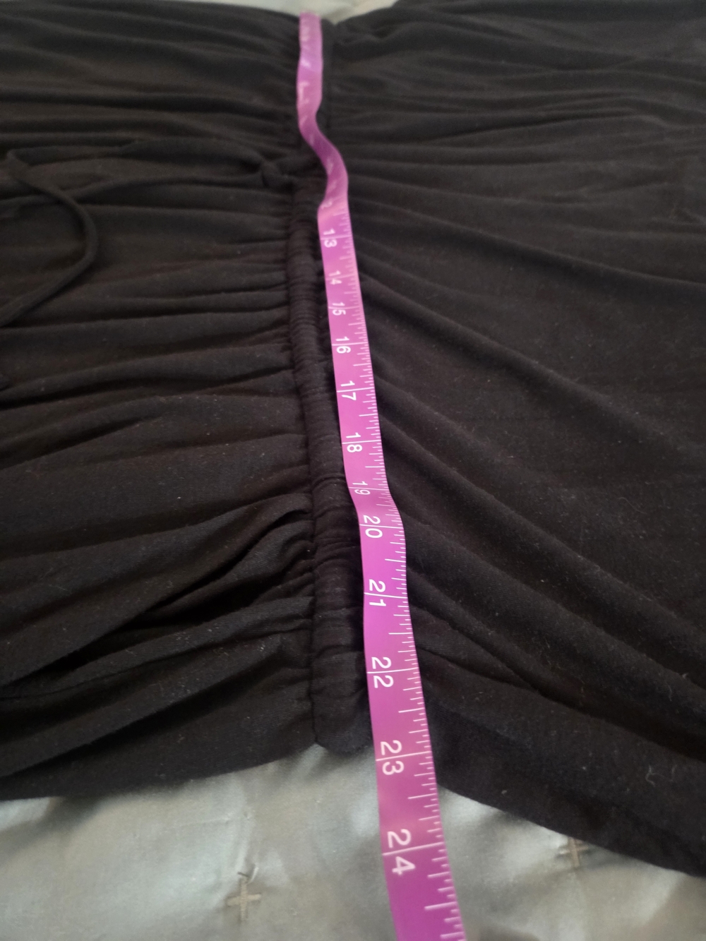 Torrid Midi Jersey Cross Back Slit Dress- Black - Picture 7 of 10